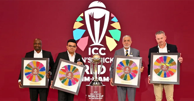 ২০২৭ ওয়ানডে বিশ্বকাপের ১২ ভেন্যু চূড়ান্ত