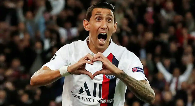 ডি মারিয়ার জোড়া গোলে রিয়ালের বিপক্ষে পিএসজির দুর্দান্ত জয়