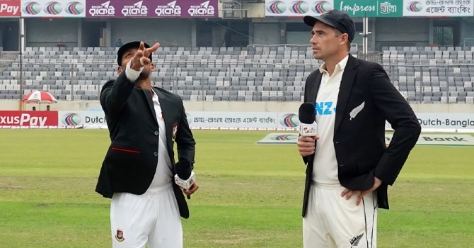 মিরপুরে অপরিবর্তিত একাদশ নিয়ে ব্যাটিংয়ে বাংলাদেশ