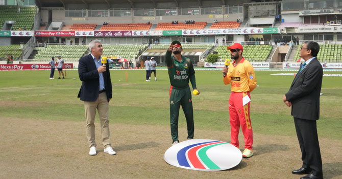 জিম্বাবুয়েকে হোয়াইটওয়াশের মিশনে বাংলাদেশের একাদশে তিন পরিবর্তন