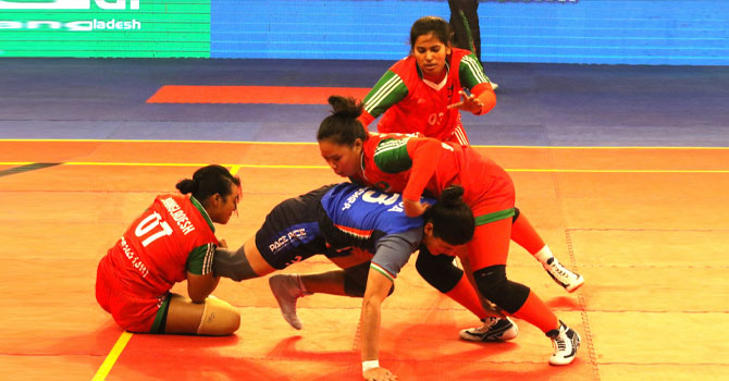 কাবাডি বিশ্বকাপ: ভারতের বিপক্ষে হারের স্বাদ পেল বাংলাদেশ
