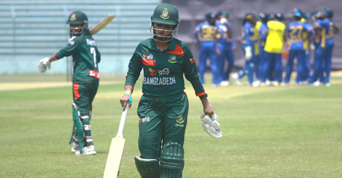 শ্রীলঙ্কার বিপক্ষে ওয়ানডে সিরিজ হারলো বাংলাদেশের মেয়েরা