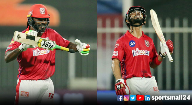 গেইল-মানদীপের ব্যাটিং ঝড়ে পাঞ্জাবের টানা পঞ্চম জয়