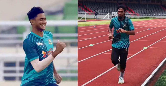 ফিটনেস পরীক্ষায় নাহিদ-তানজিমের বাজিমাত