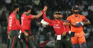 নেদারল্যান্ডসের বিপক্ষে বড় জয়ে সিরিজ নিশ্চিত বাংলাদেশের