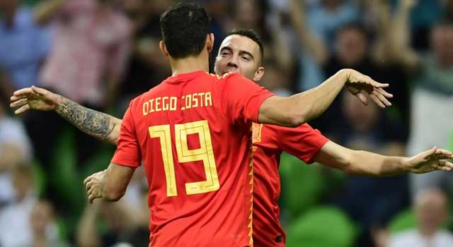 ড্রয়ের পর স্পেনের কষ্টের জয়