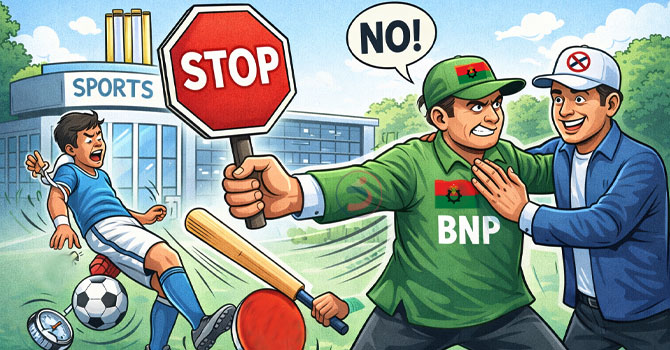ক্রীড়াঙ্গনে ‘দলীয় হস্তক্ষেপ বন্ধ’ করবে বিএনপি