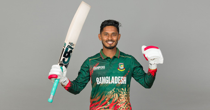 জুলাইয়ে আইসিসির মাস সেরার সংক্ষিপ্ত তালিকায় তানজিদ হাসান