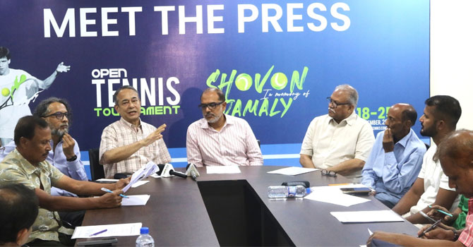 ‘শোভন জামালী’র স্মরণে টেনিস টুর্নামেন্ট