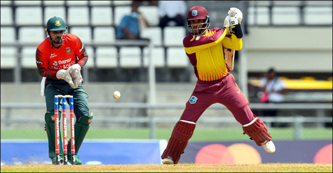 বাংলাদেশকে ১৯৪ রানের লক্ষ্য দিলো ওয়েস্ট ইন্ডিজ