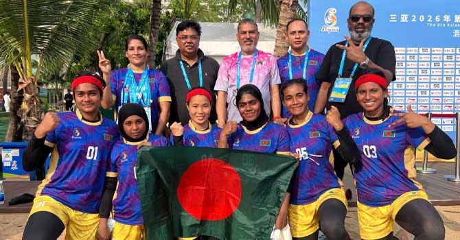 চাইনিজ তাইপেকে উড়িয়ে সেমি-ফাইনালে বাংলাদেশের নারী কাবাডি দল