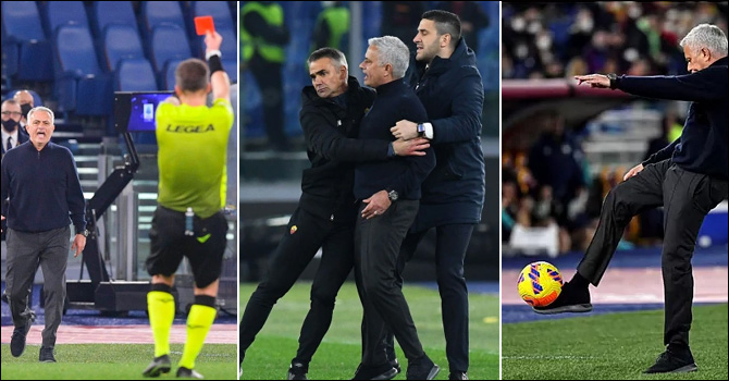 রেফারিকে ‘গুপ্তচর’ বলে নিষিদ্ধ হোসে মরিনহো!