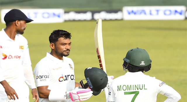 প্রথম দিন শেষে চালকের আসনে বাংলাদেশ