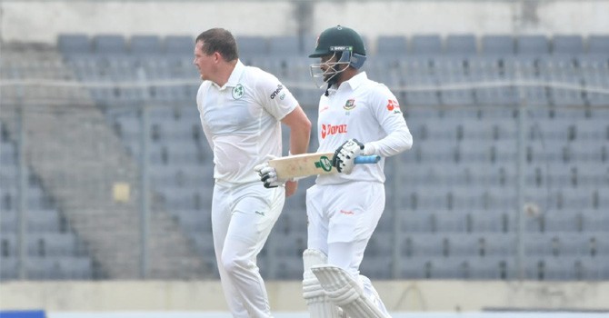 Bangladesh 170-3 at lunch against Ireland