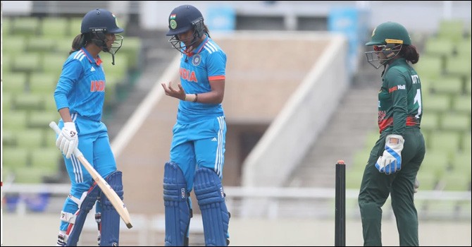 India level series 1-1 against Bangladesh