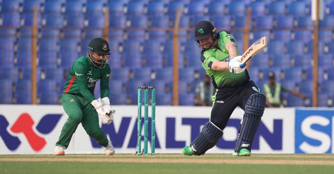 Stirling leads Ireland past Bangladesh to avoid T20 sweep