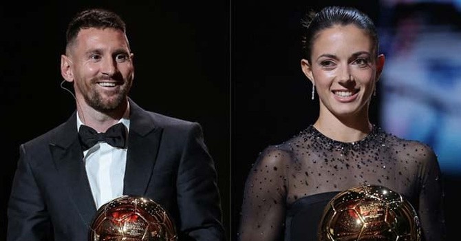 Messi, Bonmati scoop awards for FIFA's best in 2023