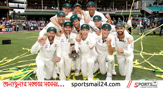 ভারত-পাকিস্তানকে সরিয়ে টেস্ট ও টি-টোয়েন্টিতে শীর্ষে অস্ট্রেলিয়া