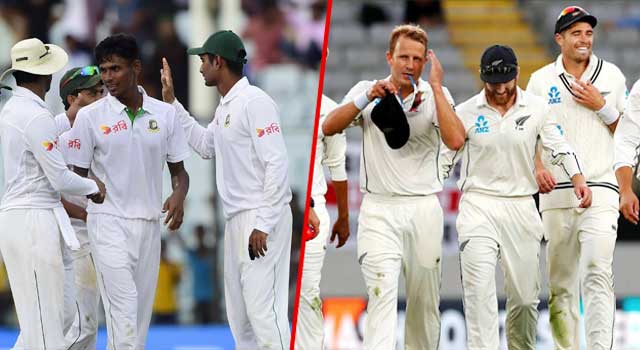 বাংলাদেশের বিপক্ষে নিউজিল্যান্ডের টেস্ট দল ঘোষণা