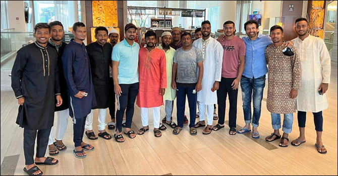 ক্যারিবিয়ান দ্বীপপুঞ্জে টাইগারদের ঈদ উদযাপন