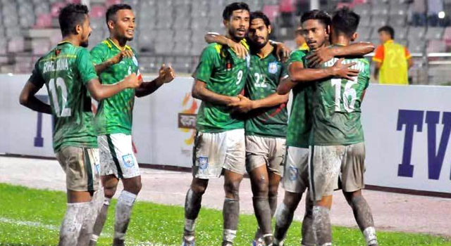 ভুটানের জালে বাংলাদেশের ৪ গোল