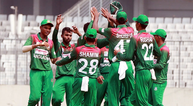 ভারতীয় যুবাদের ১০৬ রানেই আটকে দিল বাংলাদেশ