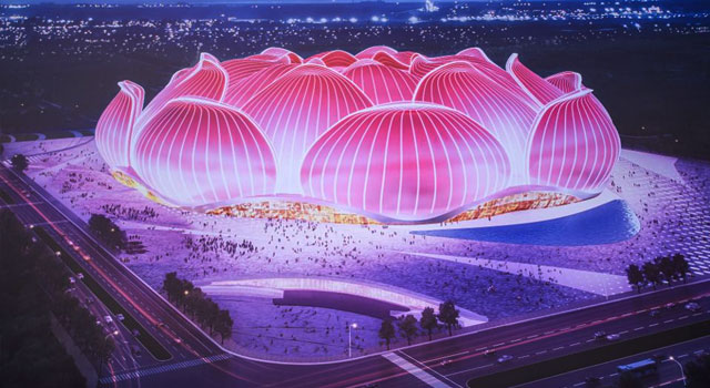 বিশ্বের সবচেয়ে বড় ফুটবল স্টেডিয়াম বানাচ্ছে চীন