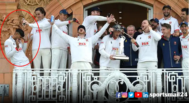 মুসলিম ক্রিকেটারের গায়ে মদ ঢেলে অনুতপ্ত এসেক্স