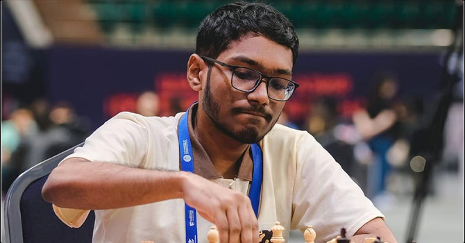 দ্বিতীয় কুয়াং নিন গ্র্যান্ড মাস্টার-২ দাবা প্রতিযোগিতায় রানার-আপ ফাহাদ