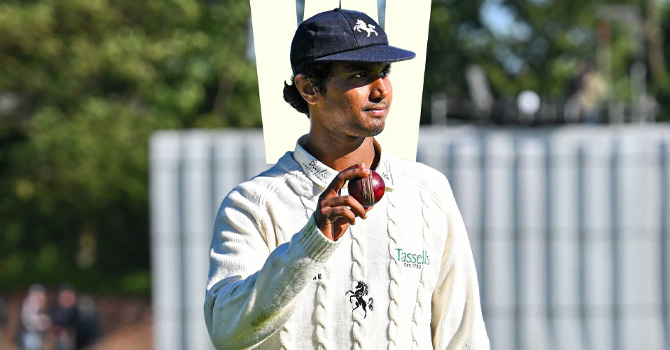 কাউন্টিতে অভিষেকেই ৯ উইকেট হাসান মাহমুদের