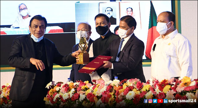 শেখ কামাল জাতীয় ক্রীড়া পরিষদ পুরস্কার-২০২১ প্রদান