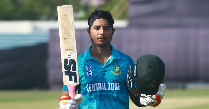 নর্থ জোনের পাহাড়সম রান টপকে সেন্ট্রাল জোনের জয়