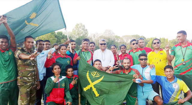 কুড়িগ্রামে জাতীয় সাইক্লিংয়ে চ্যাম্পিয়ন সেনাবাহিনী