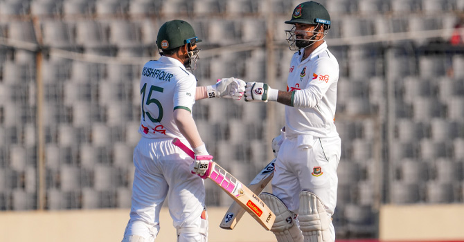 ৪৭৬ রানে থামলো বাংলাদেশ