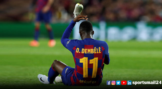 আবারও হ্যামস্ট্রিং ইনজুরিতে ডেম্বেলে