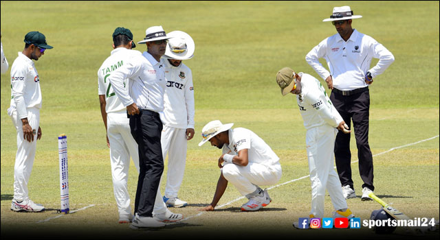 পাল্লাকেলের উইকেট ছিল ‌নিম্নমানের, ডিমেরিট পয়েন্ট