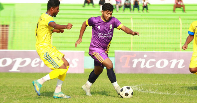 প্রতিদ্বন্দ্বিতাপূর্ণ ম্যাচে জয় পেল দুর্গাপুর