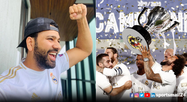 রিয়ালের শিরোপা জয়ে খুশি রোহিত শর্মা