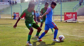 ভারতের কাছে হেরে সাফ চ্যাম্পিয়নশীপ থেকে বাংলাদেশের বিদায়