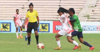 তৃষ্ণার হ্যাটট্রিকে ময়মনসিংহকে ৬-২ গোলে হারালো মাগুরা