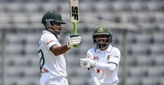 সেঞ্চুরির পর শান্তর বিদায়, দুই’শ পেরিয়ে বাংলাদেশ