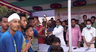 বঙ্গবন্ধু গোল্ডকাপ ফুটবল টুর্নামেন্টে শায়েস্তাগঞ্জ পৌরসভা চ্যাম্পিয়ন