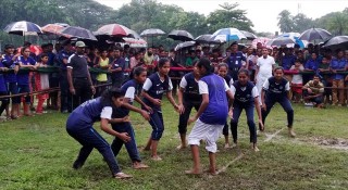 বালিয়াকান্দিতে মুজিববর্ষ কাবাডি প্রতিযোগিতা