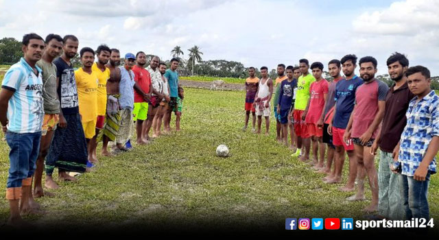 মাদকবিরোধী ফুটবলে বিবাহিতদের হারিয়ে দিল অবিবাহিতরা