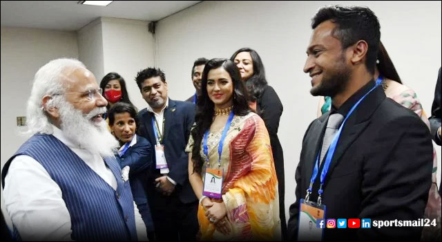 মোদির সাক্ষাতে সম্মানিত বোধ করছেন সাকিব