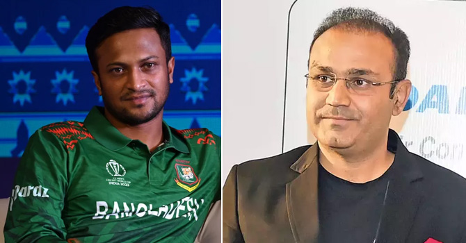 বিশ্বকাপ শেষে সাকিবের আর খেলা উচিত নয়: শেবাগ
