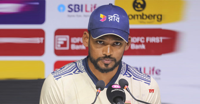 টেস্টেও অধিনায়কত্ব ছাড়লেন শান্ত
