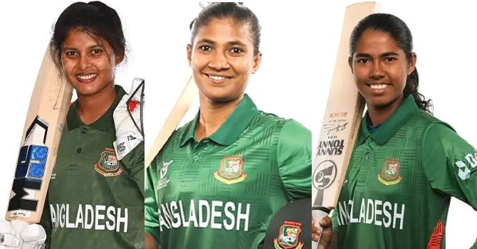 টি২০ র‌্যাংকিংয়ে শারমিন-দিলারা-স্বর্ণার বড় লাফ