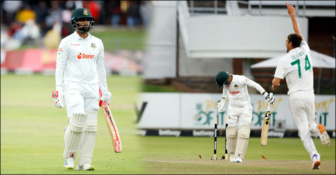 ১৩৯ রানে সাজঘরে পাঁচ ব্যাটার, ফলোঅনের শঙ্কায় বাংলাদেশ