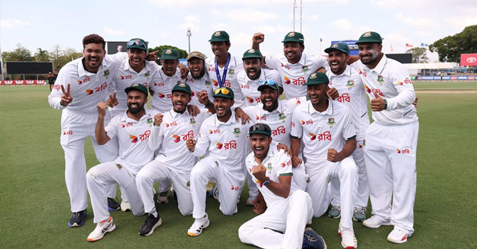 টেস্ট র‌্যাংকিংয়ে ষষ্ঠ স্থানে বাংলাদেশ